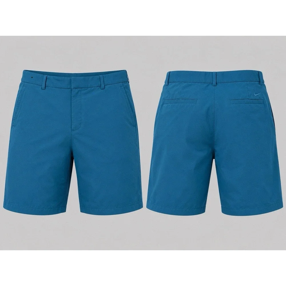 Nike Golf Dri-Fit SHORTS  Mens 40  AQUA BLUE Stretch  Athleisure PERFORMANCE